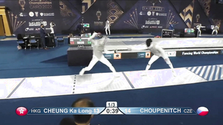 Cheung Ka Long's Incredible Comeback vs. Alexander Choupenitch - Olympic Foil Fencing Highlights