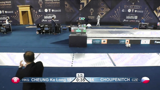 Cheung Ka Long's Incredible Comeback vs. Alexander Choupenitch - Olympic Foil Fencing Highlights