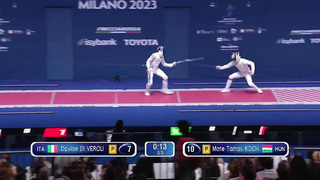 Thrilling Clashes: Milan 2023 Individual Men's Épée Finals | Fencing World Championships Highlights
