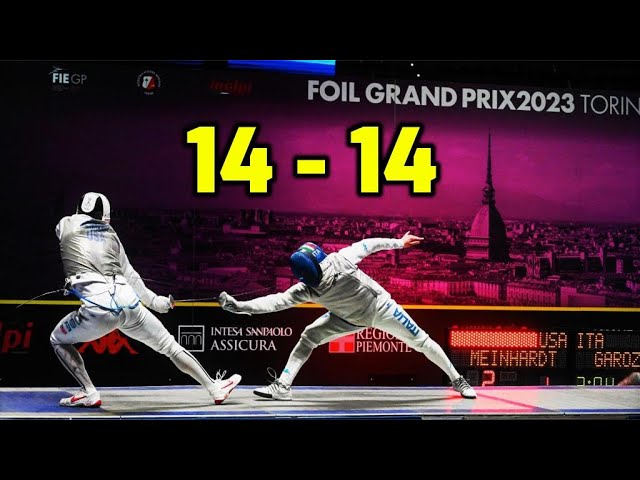 Nail-Biting Moments: 14-14 Bouts Compilation - Turin Men's and Women's Foil Grand Prix