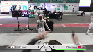 Nisanur Erbil's Spectacular Fencing Journey: Parry Ripostes Galore!