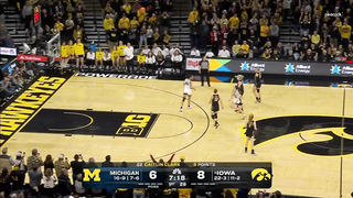 Caitlin Clark Makes History: Breaks NCAAW All-Time Scoring Record with Logo 3! | #4 Iowa Hawkeyes vs Michigan
