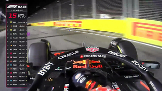 Thrilling Race Action at the 2023 Singapore Grand Prix