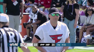 Epic Showdown! FaZe Clan vs. AMP Flag Football Rematch Best Plays