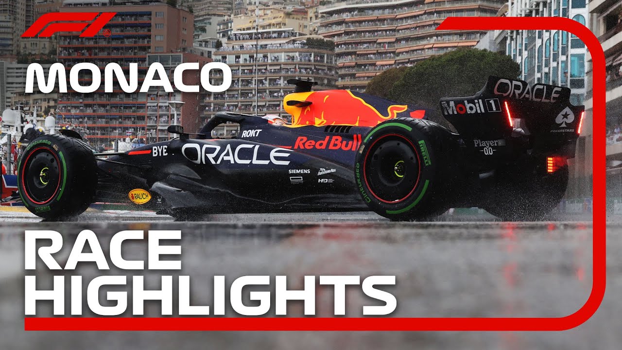 F1 2023 Monaco Grand Prix | Rain-Soaked Showdown Highlights