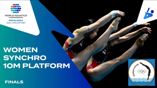 Synchronized Brilliance: Women's 10M Platform Final | World Aquatics Championships Doha 2024