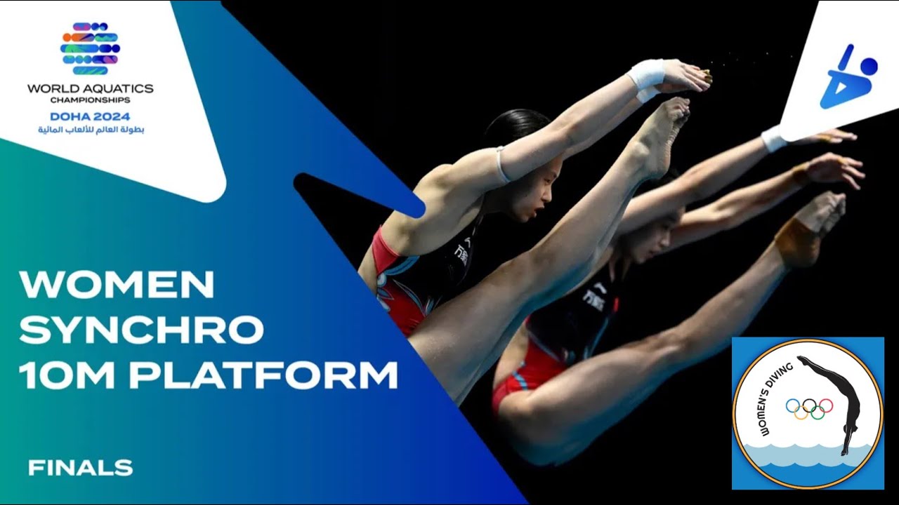 Synchronized Brilliance: Women's 10M Platform Final | World Aquatics Championships Doha 2024