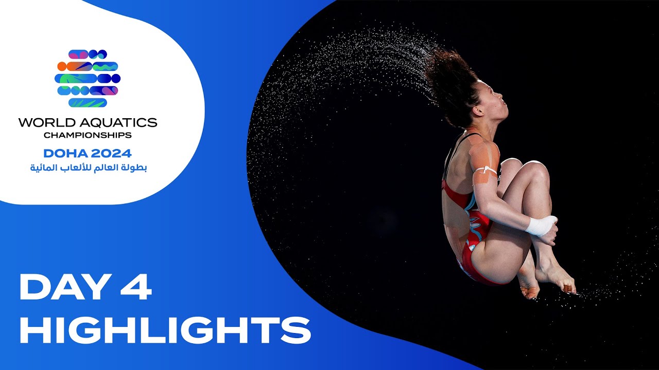 World Aquatics Championships 2024 | Day 4 Highlights: China Dominates, Historic Win for Team GB