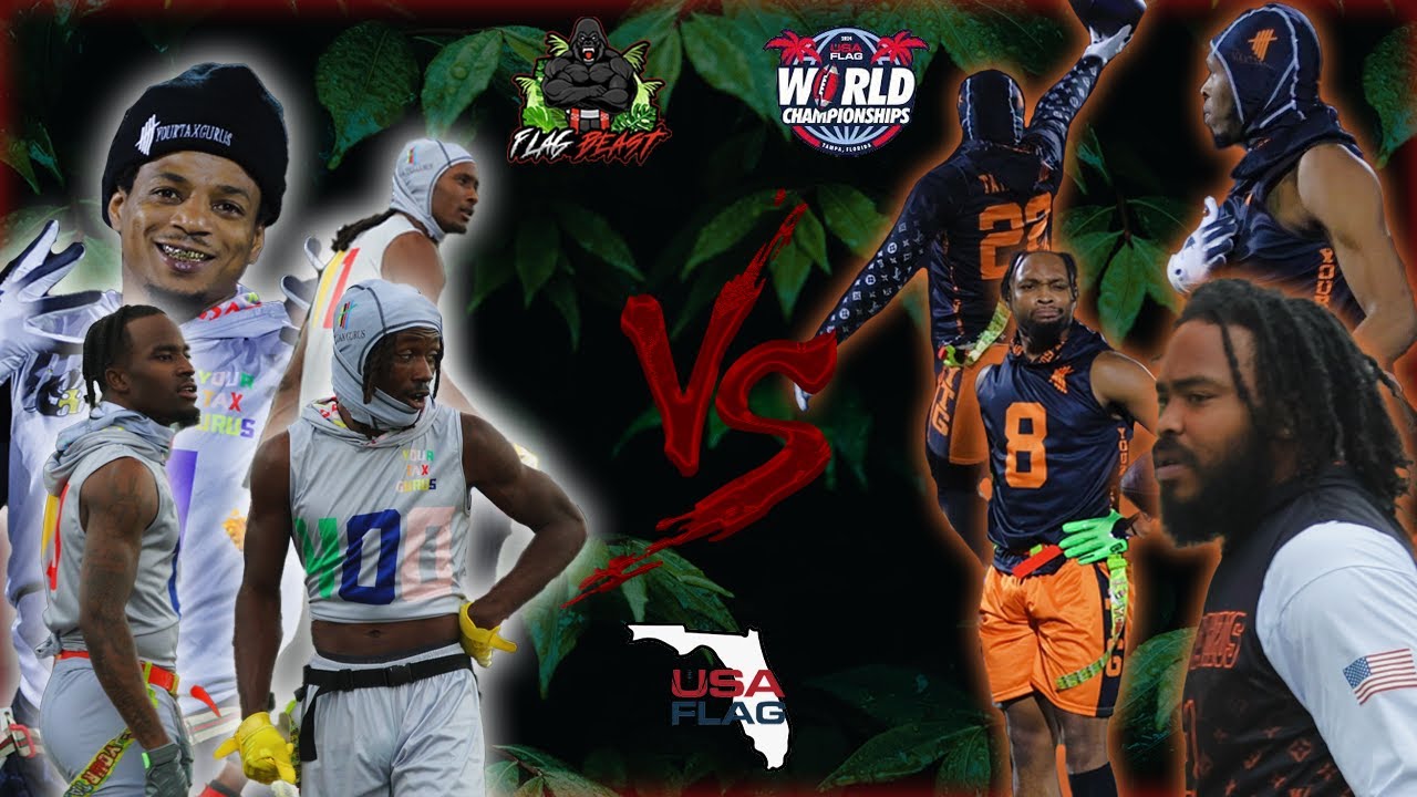 4man | YTG Vs YTG 2 | USA Flag Worlds 2024 Tampa, FL - Intense Flag Football Showdown!