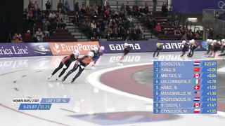 Ivanie Blondin Dominates Mass Start Women | Salt Lake City 2024 Speed Skating