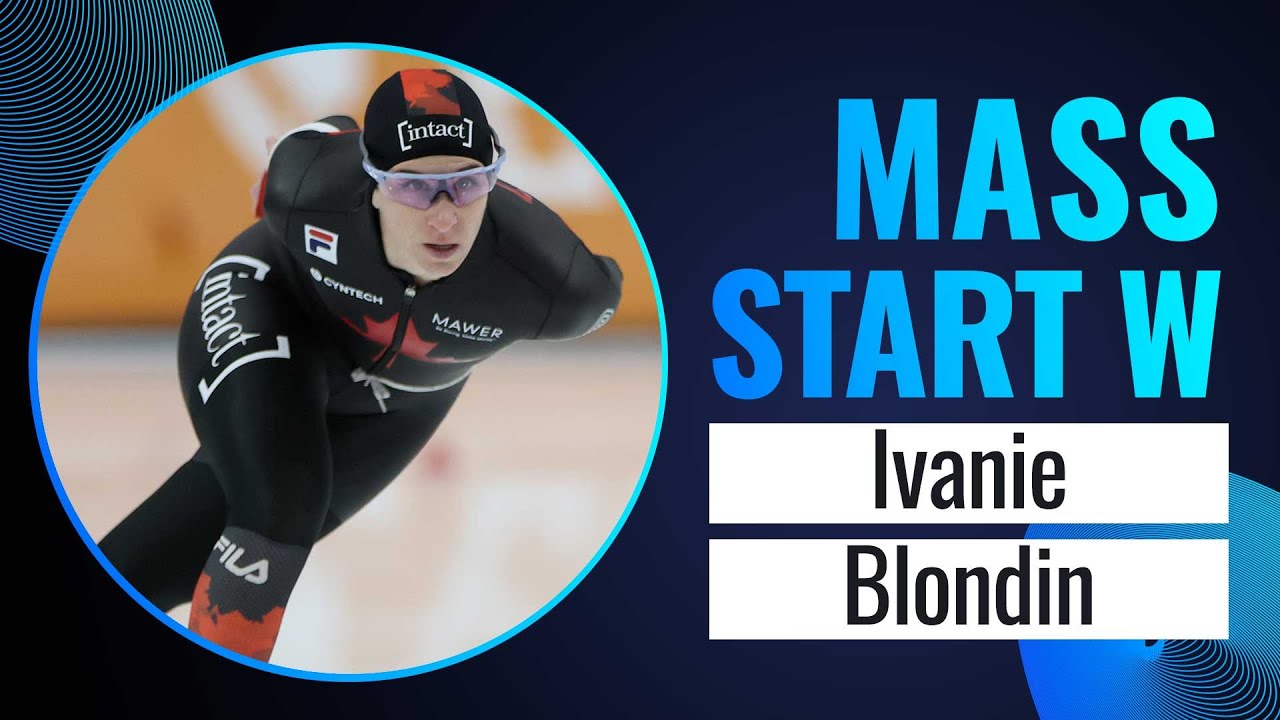 Ivanie Blondin Dominates Mass Start Women | Salt Lake City 2024 Speed Skating