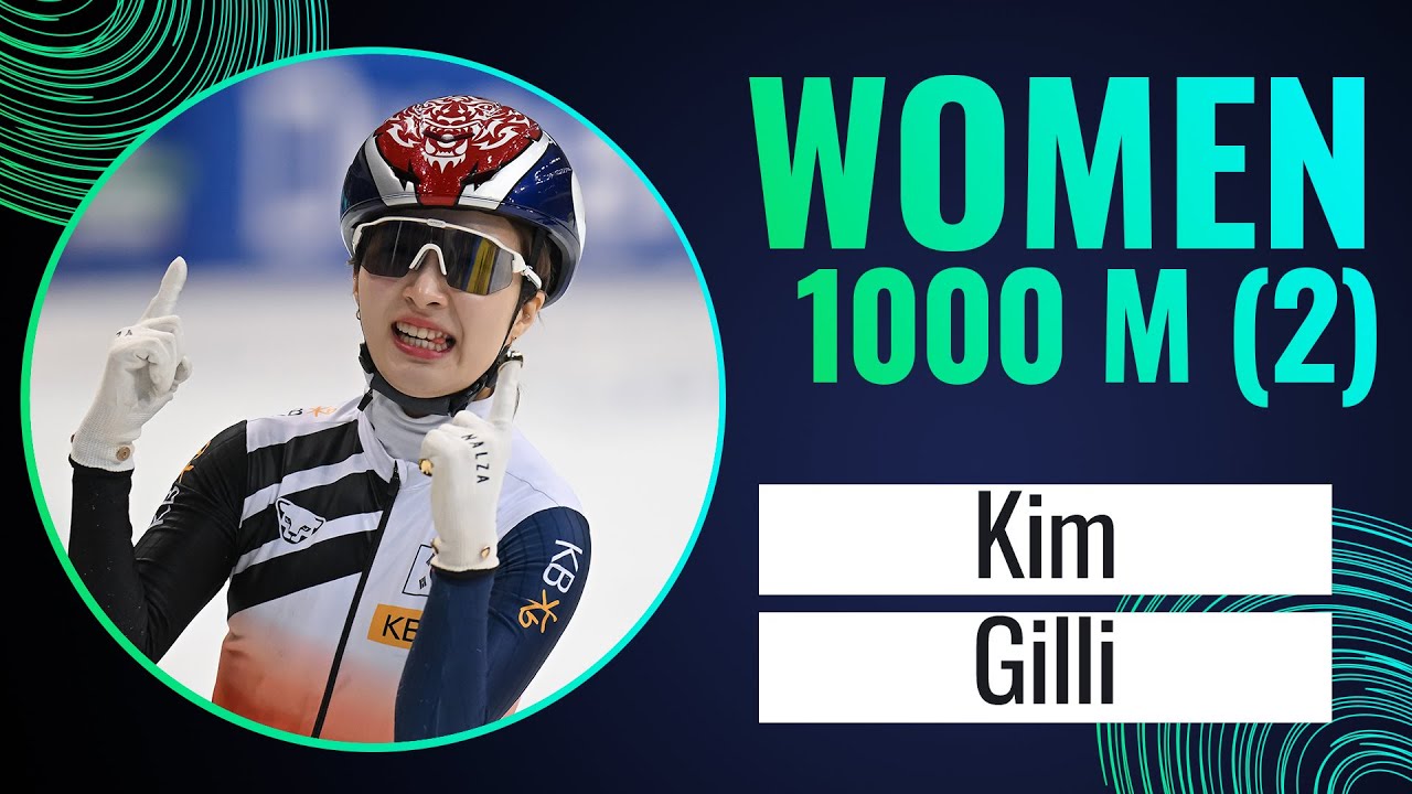 Speed and Precision: KIM Gilli Clinches Victory in 1000m (2) Women | Dresden 2024 Short Track Skating