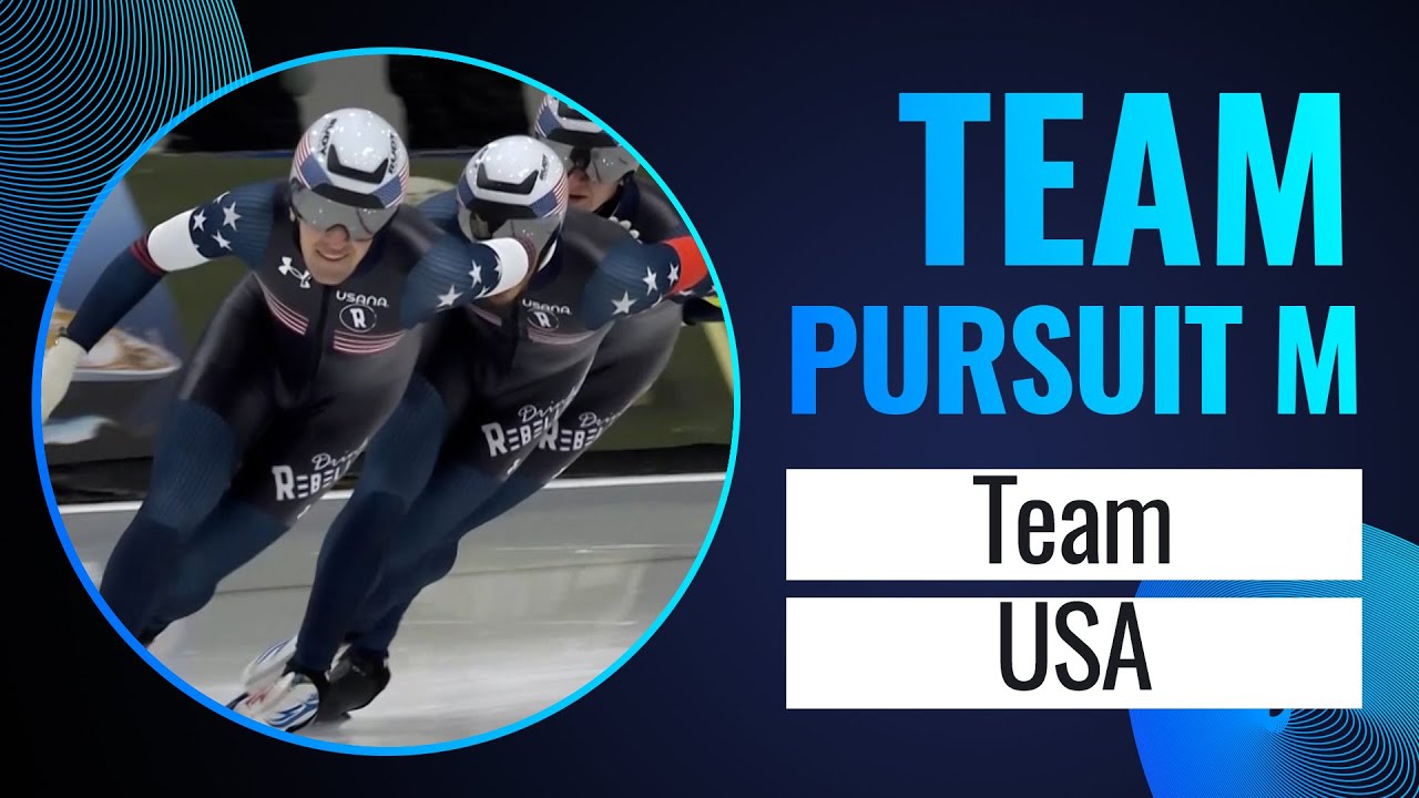 USA| Winner | Team Pursuit Men | Salt Lake City 2024 | SpeedSkating