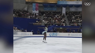 Surya Bonaly's Unforgettable Backflip on One Blade - 1998 Winter Olympics