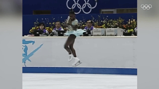 Surya Bonaly's Unforgettable Backflip on One Blade - 1998 Winter Olympics