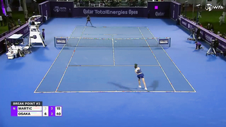 Osaka Prevails in Thrilling Doha Clash Against Martic | 2024 WTA Round 2 Highlights