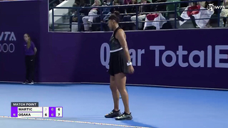 Osaka Prevails in Thrilling Doha Clash Against Martic | 2024 WTA Round 2 Highlights