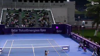 Osaka Prevails in Thrilling Doha Clash Against Martic | 2024 WTA Round 2 Highlights