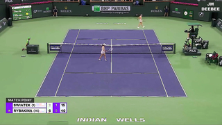 Elena Rybakina vs. Iga Swiatek | Indian Wells Epic Showdown Highlights