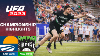 New York Empire vs. Salt Lake Shred | 2023 UFA Championship Game Highlights