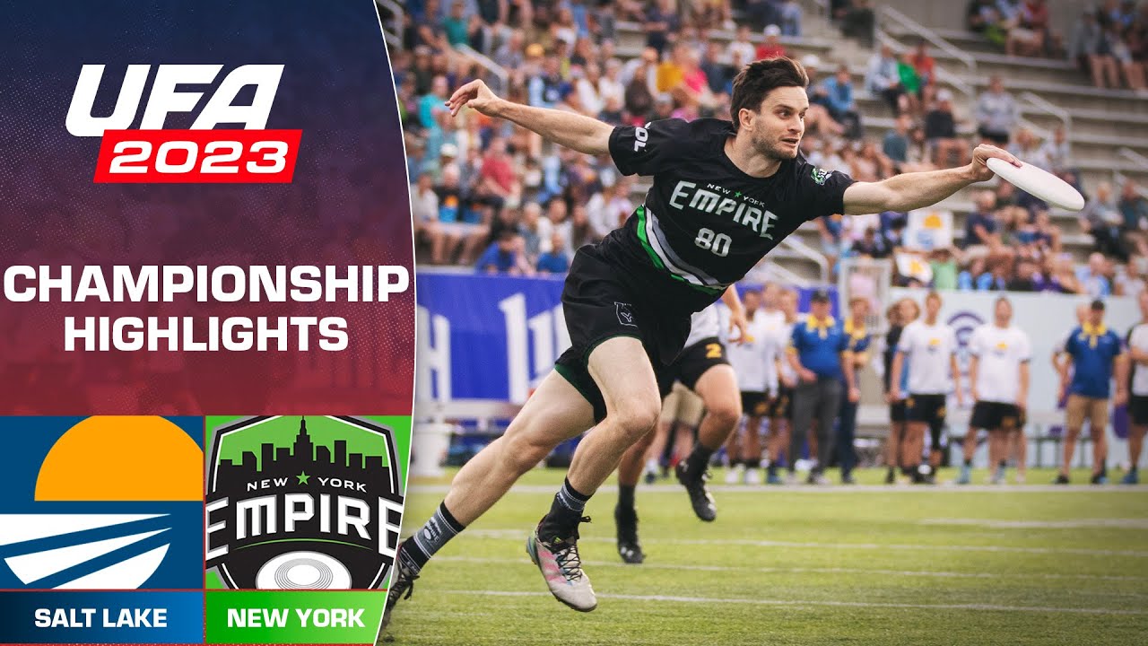 New York Empire vs. Salt Lake Shred | 2023 UFA Championship Game Highlights