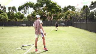 Tennis Coaching Episode: Transforming Dimitri's Forehand and Service Skills