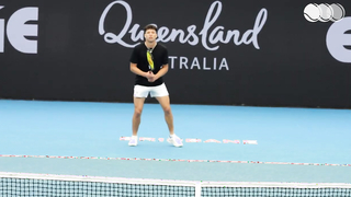 Ben Shelton's Intense Tennis Practice Session | Forehand, Backhand, Slice, Volley & Serve | Brisbane International 2024