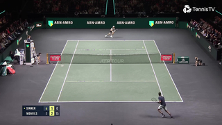 Sizzling Showdown: Jannik Sinner vs Gael Monfils Highlights | Rotterdam 2024