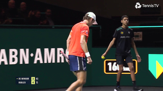 Fireworks on the Court: Andrey Rublev vs Alex de Minaur Highlights | Rotterdam 2024