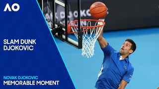 Novak Djokovic vs Alan Williams Epic Slam Dunk Battle on Rod Laver Arena Australian Open