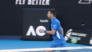 Novak Djokovic vs Alan Williams Epic Slam Dunk Battle on Rod Laver Arena Australian Open