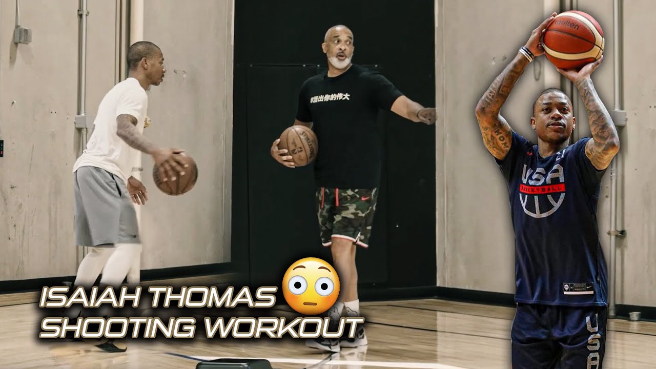 Isaiah Thomas Breaks Down Shooting Drills with Lakers' Phil Handy | Mastering the Fadeaway, Pull Up, and More!