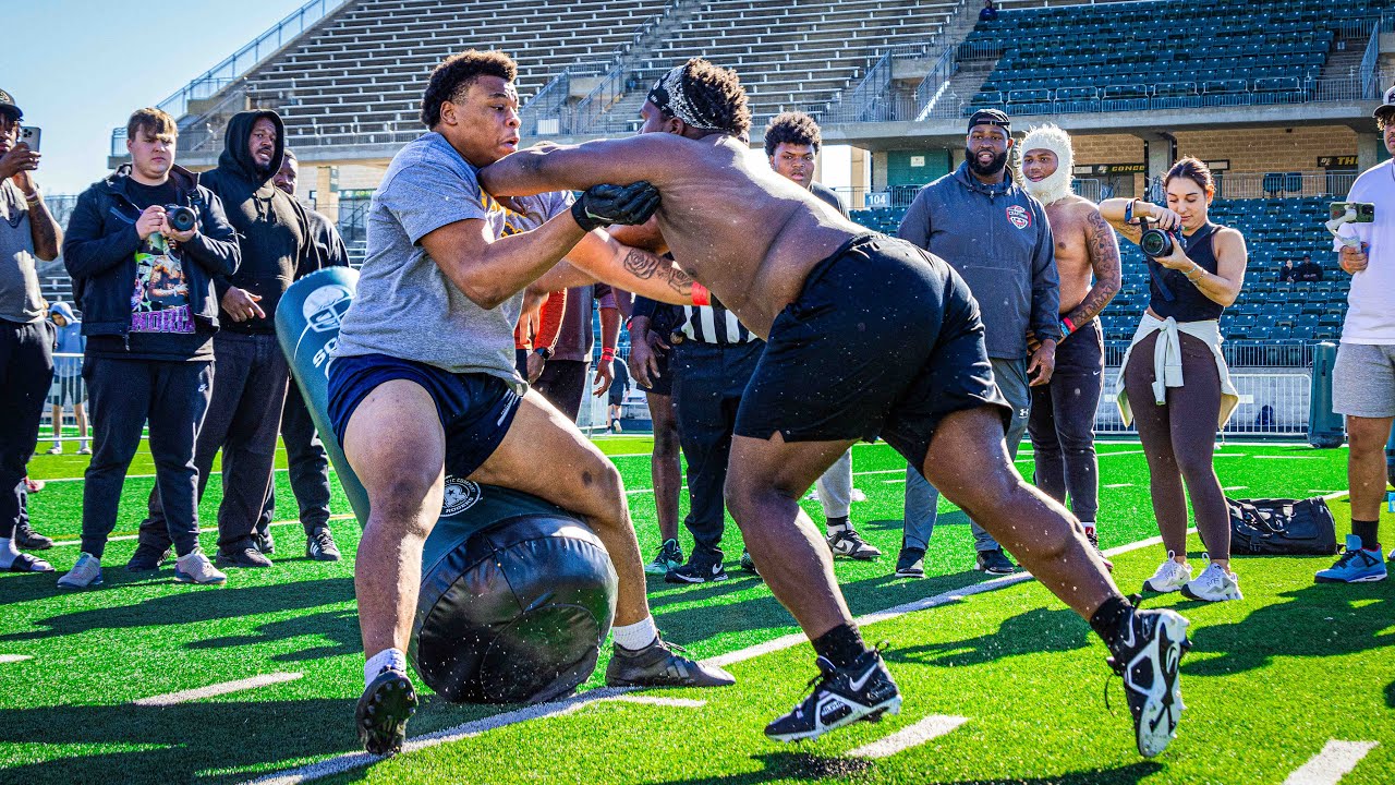 Epic Trench Battle: Deestroying O-Line vs. D-Line 1-on-1 Showdown