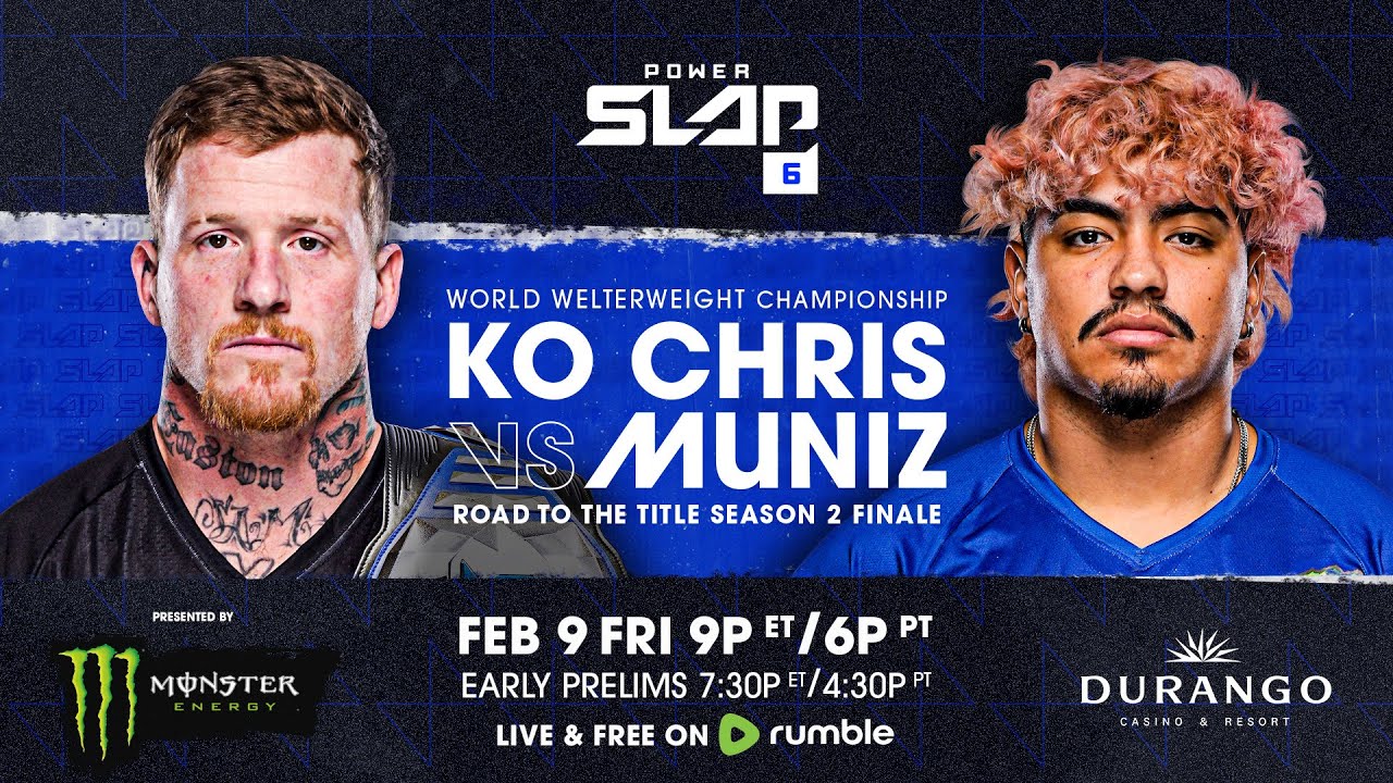 Power Slap 6 Showdown: KO Chris vs. Muniz