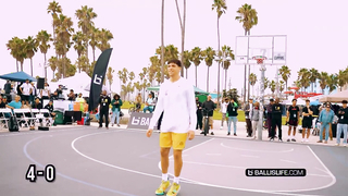 Chinese Streetballer Can REALLY LOCK UP!! INTENSE 1v1s For MONEY at Venice Beach