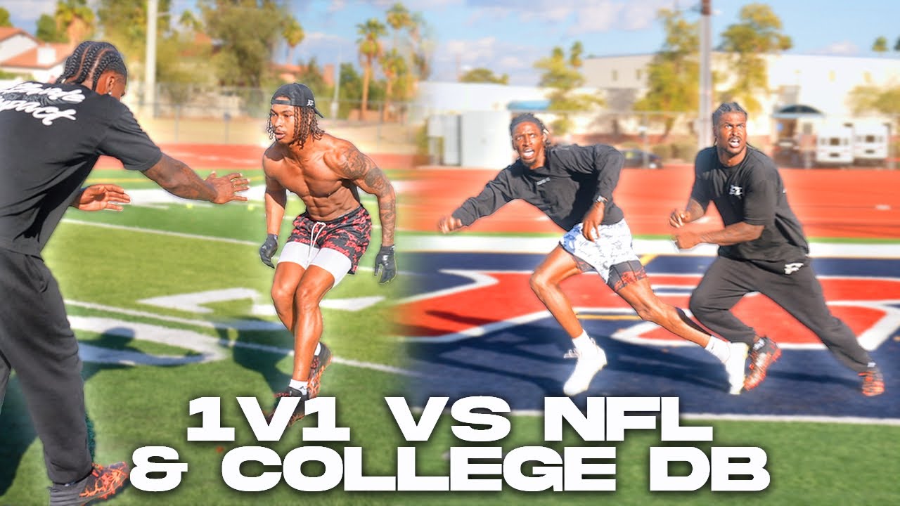 Kayaune Ross: 1v1 Against NFL and College DB | Intense Teach Tape Session