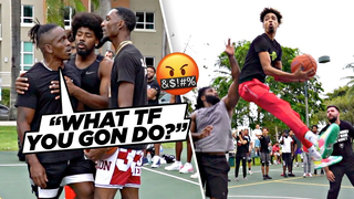 "I'd Whoop Your A** You BABY!" Trash Talker Was Talking RECKLESS | East Coast Squad Takeover w/ Hezi