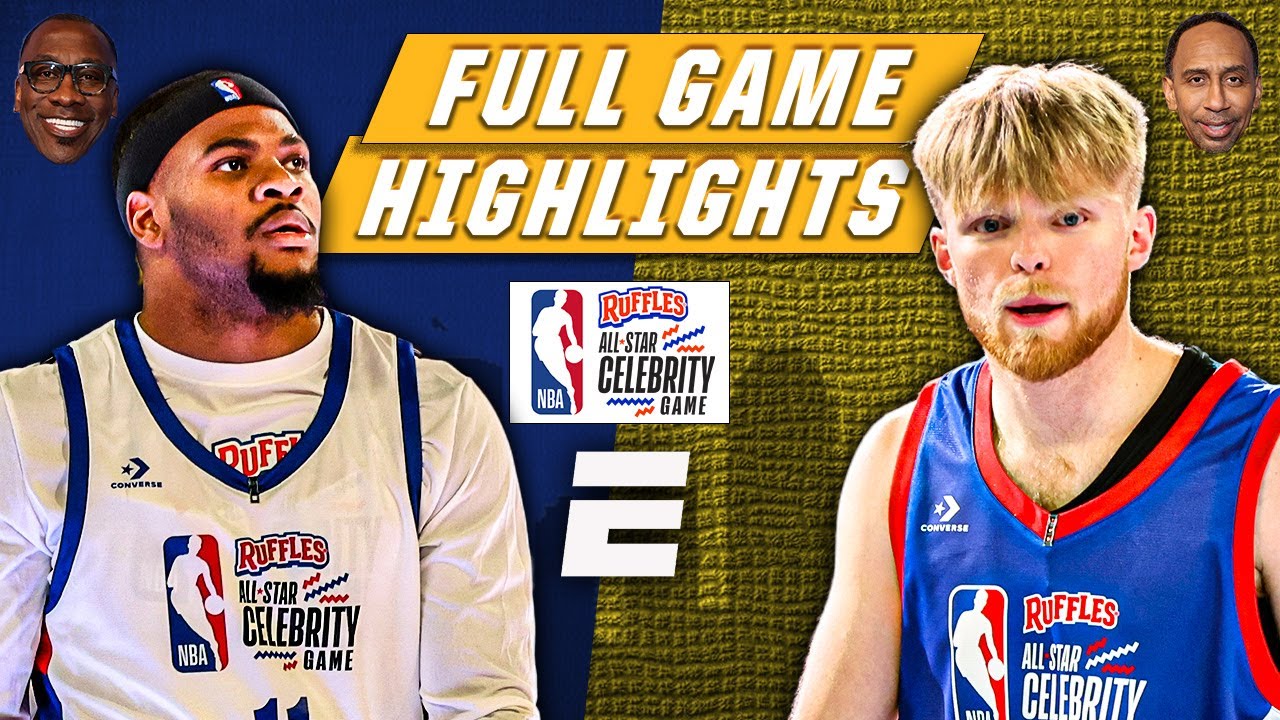 2023-24 NBA Celebrity All-Star Game Highlights | Team Stephen A. vs. Team Shannon Sharpe