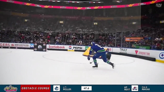 Thrilling Obstacle Course Showdown at 2024 NHL All-Star Skills Competition!