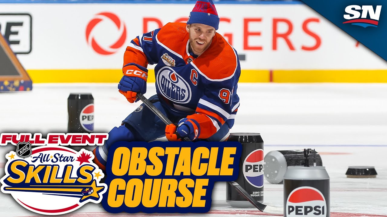 Thrilling Obstacle Course Showdown at 2024 NHL All-Star Skills Competition!