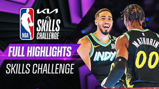 2024 NBA Skills Challenge Full Highlights | NBA All-Star Weekend