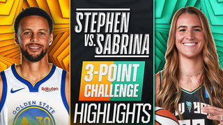 Stephen Curry vs. Sabrina Ionescu Epic 3-Point Challenge | 2024 NBA All-Star