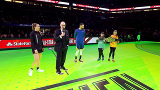 Stephen Curry vs. Sabrina Ionescu Epic 3-Point Challenge | 2024 NBA All-Star