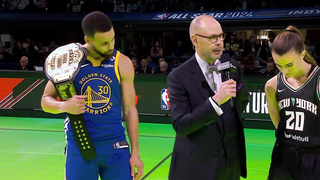 Stephen Curry vs. Sabrina Ionescu Epic 3-Point Challenge | 2024 NBA All-Star