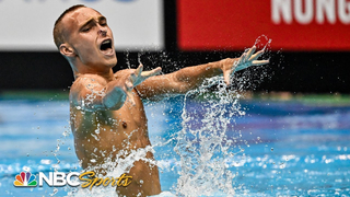 Teenager Kenny Gaudet delivers World artistic swimming bronze for America | NBC Sports