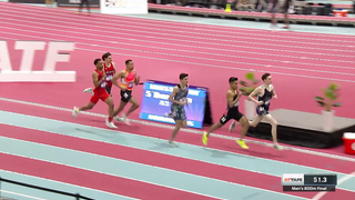 Bryce Hoppel Triumphs in Men's 800m Final at USATF Indoor Championships with Blazing 1:46.67