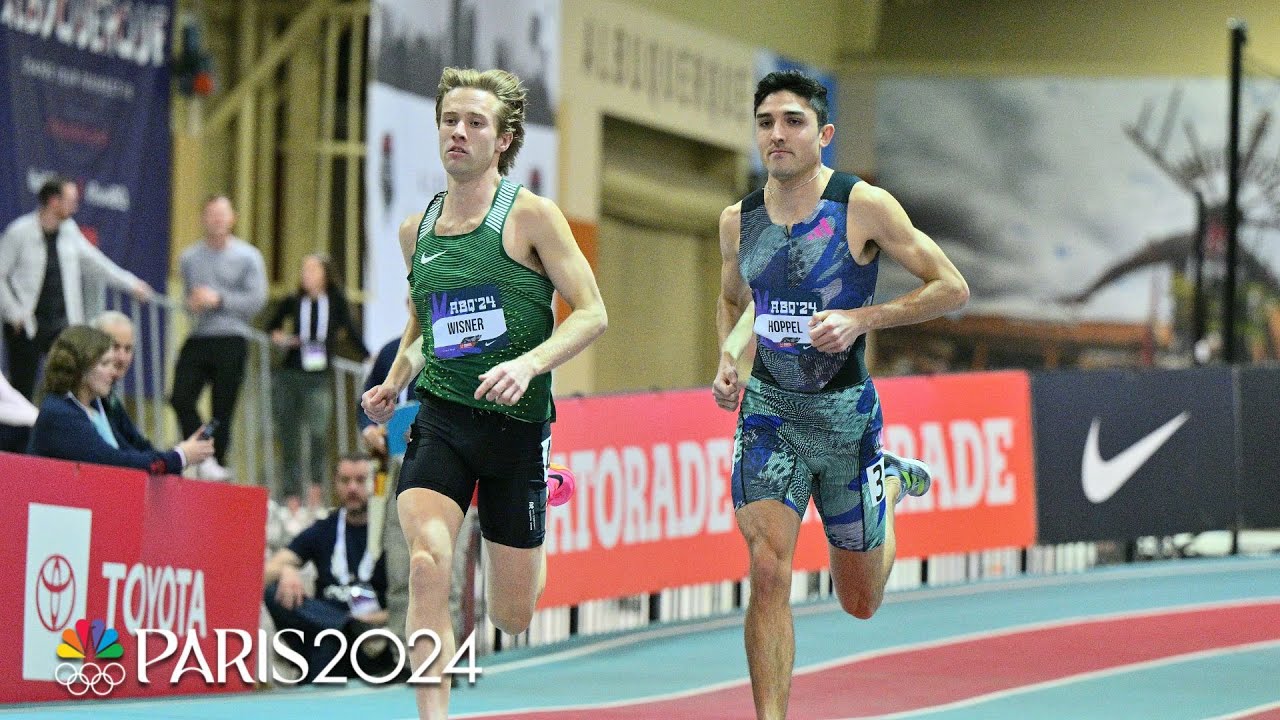 Bryce Hoppel Triumphs in Men's 800m Final at USATF Indoor Championships with Blazing 1:46.67