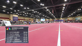 Alexis Holmes Dominates USATF Indoor Championship Women's 400m Finals with World-Leading Time
