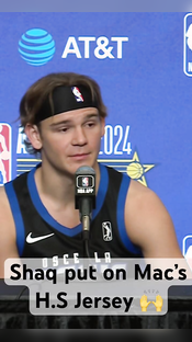 Mac McClung's Insane Dunk Over Shaq in NBA Slam Dunk Contest 2024!