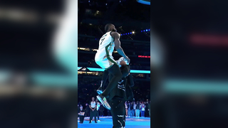 Gravity-Defying Left-Handed Dunk! Jaylen Brown Stuns in NBA Dunk Contest 2024